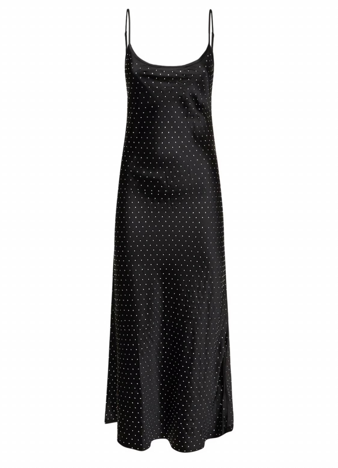 embellished slip dress