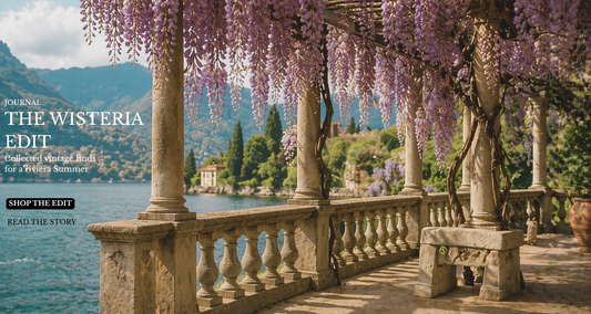 Vintage Finds for An Italian Summer In Wisteria