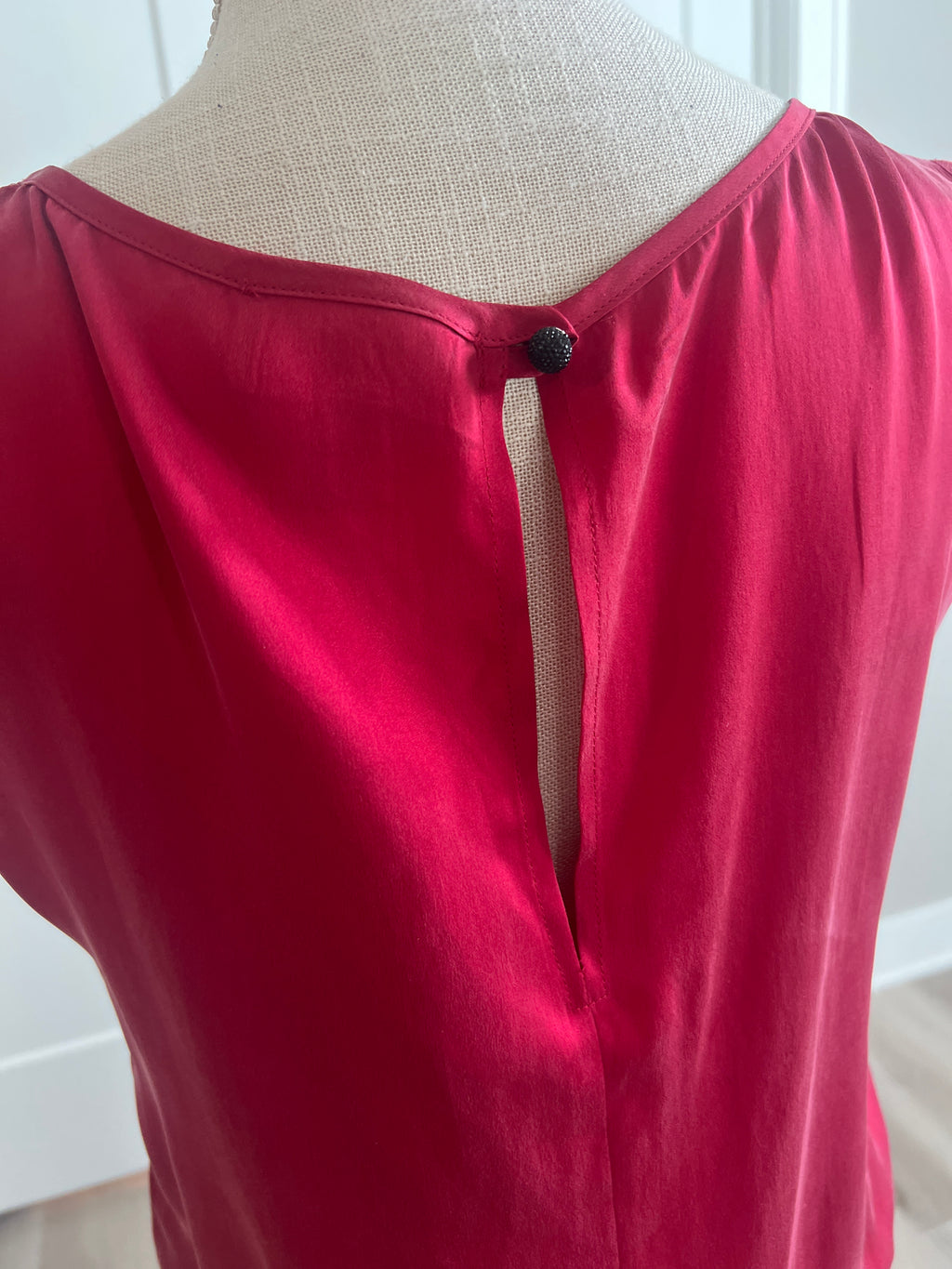 Vintage Red silk dress