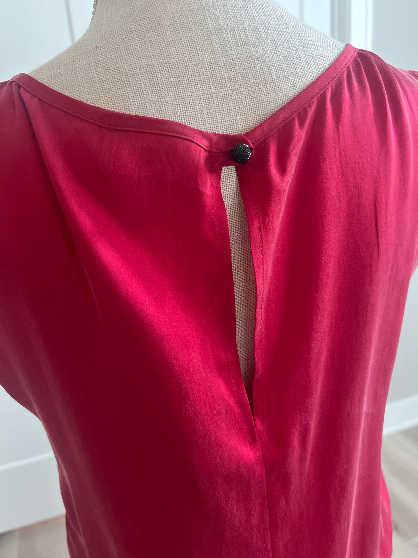 Vintage Red silk dress